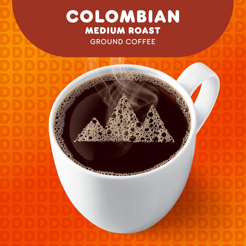 Dunkin' 100% Colombian Medium Roast Ground Coffee - Pack of 4 - Image 5